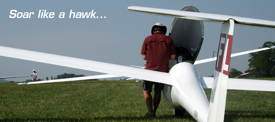 A pilot prepares for his racing flight during the 2011 Sports Class Nationals